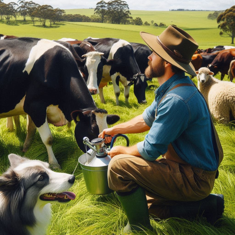 The Australian Dairy Farms Group is a $14 billion enterprise that employs over 41,000 people directly and 110,000 indirectly. With 5,000 dairy farmers producing around 9.8 billion liters of milk annually, the industry is vital to regional economies. Dairy products include milk, custards, yogurts, cheeses, and butter, with a significant portion exported. The industry faces challenges such as fluctuating prices, competition from New Zealand, and climate change impacts. Sustainability efforts focus on improving job opportunities, community well-being, and reducing environmental impacts, guided by a comprehensive framework and overseen by the Australian Dairy Industry Council.